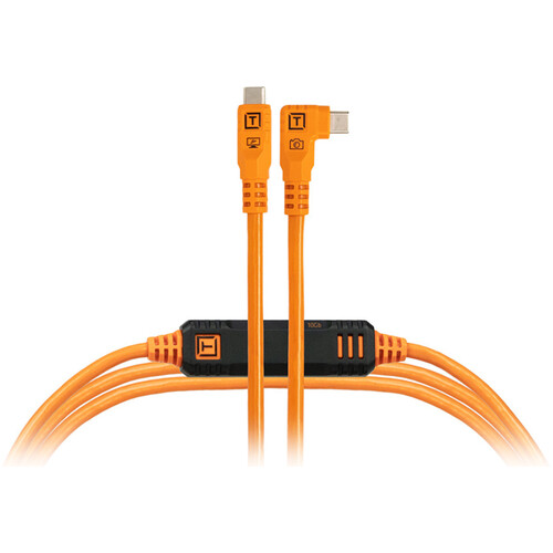 TetherPro Optima 10G USB-C 15' Str-Rt Orange